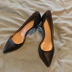 Ann Taylor Black Kitten Heels